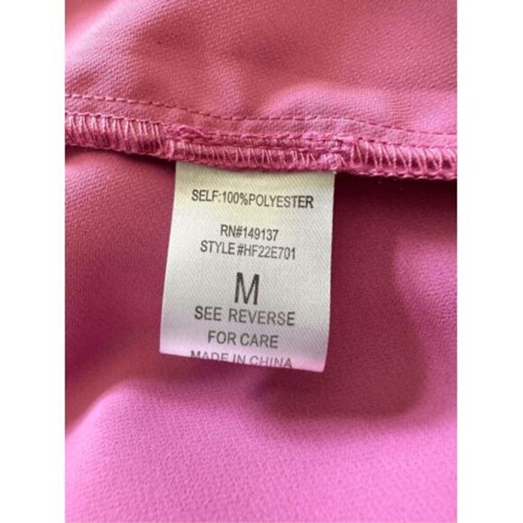 Big Water Blue‎ Sky Cut Out Waist Romper Smocked Top Pink Size M NWT - Picture 9 of 10